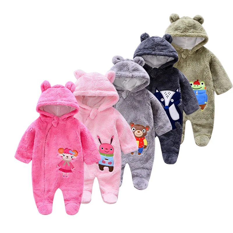 

Baby Clothes Spring And Autumn 3 Months 1-Year-Old 0 Newborns Pajamas Autumn And Winter Crawling Clothes Romper Baby Girls Onesi