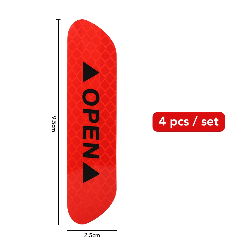 Car Reflective Stickers Car Door Stickers Car Sticker Car Stickers Car Body Stickers 4PCS/set for Toyota Corolla Yaris Auris CHR Camry Prius RAV4 Highlander