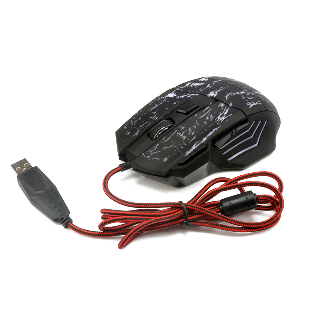 USB Проводная компьютерная игровая мышь дыхательный светильник оптическая мышь игровая мышь ПК Ноутбук Настольная мышь
