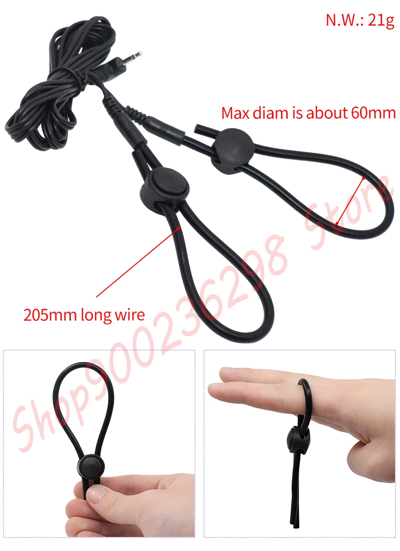 Electro Pulse Anal Butt Plug E-stim Penis Ring Urethral Plug Nipple Sucker Clamp Massage Glove/Pad Taser Stimulation SM Sex Tool electro sex toys electric sex toys penis rings