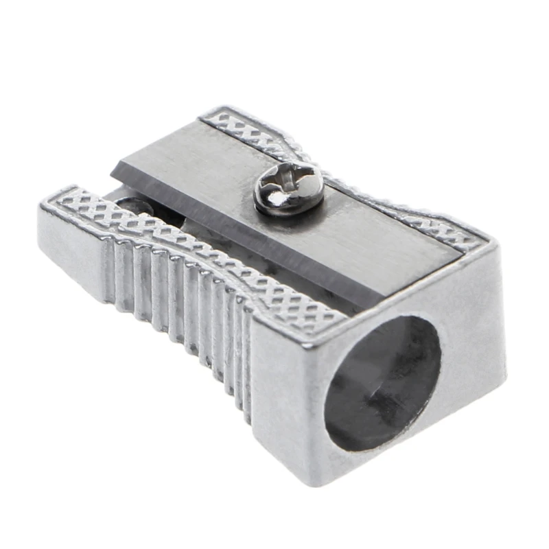 

Metal Bevelled Single Hole Pencil Sharpener School Office Sharpener Stationery