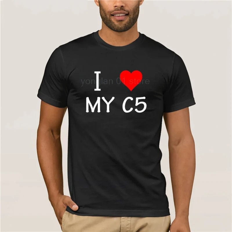 Качественная модная с коротким рукавом мужская футболка I Love Heart моя Citroen Herren Damen
