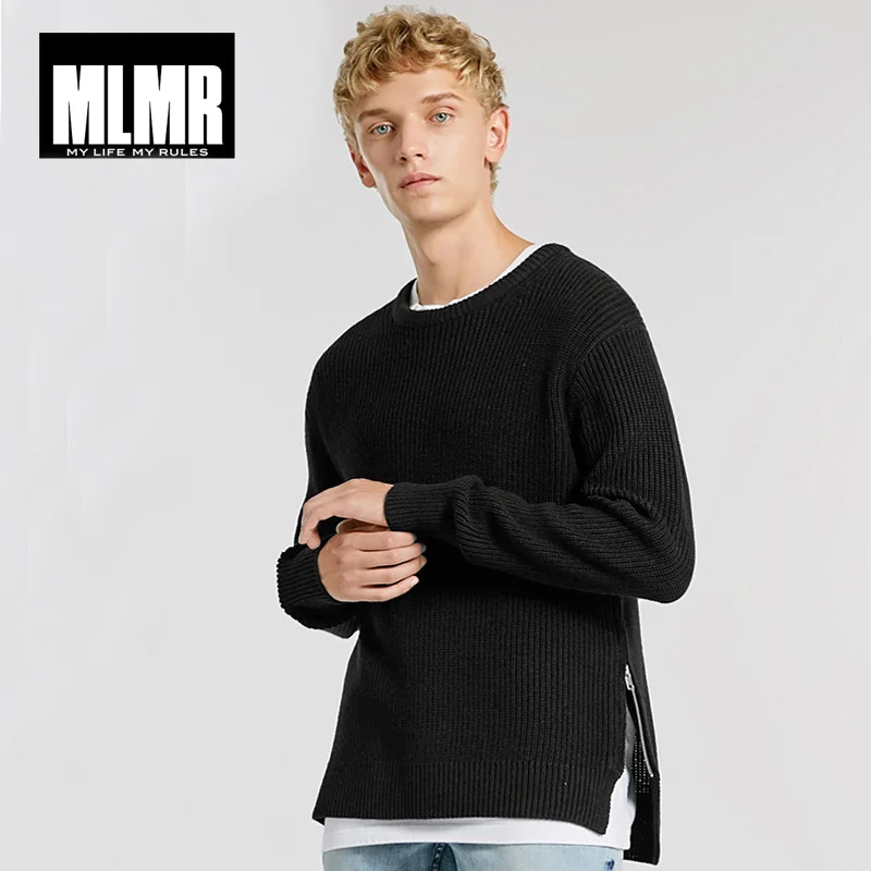 Beste Mlmr Mens Effen Kleur Ronde Hals Trui College Stijl Winter Trui | 218425502