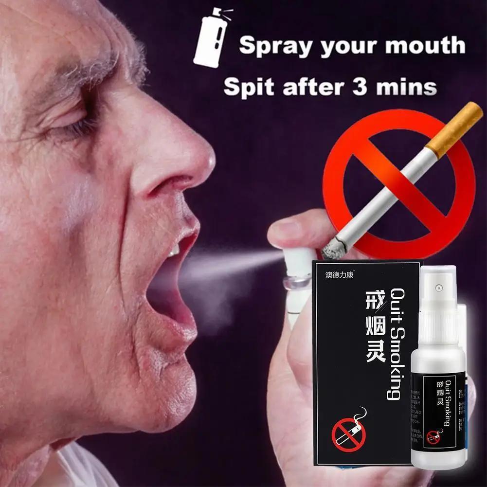 Stop Smoking Spray Anti Smoke For Give Up Smoking Fresh Breath Natural