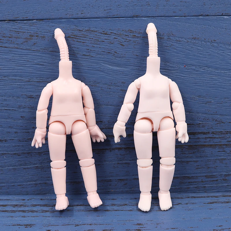 Кукла OB11 1/12 BJD куклы шарнирное тело 11 см натуральная кожа белая 26 суставов для