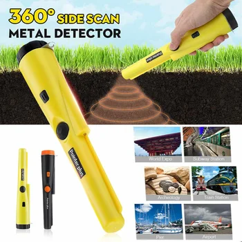 

Handheld Metal Detector Pinpointing Digger Garden Detecting Waterproof 4 Modes 360 Degree Wide Angle Detection Area