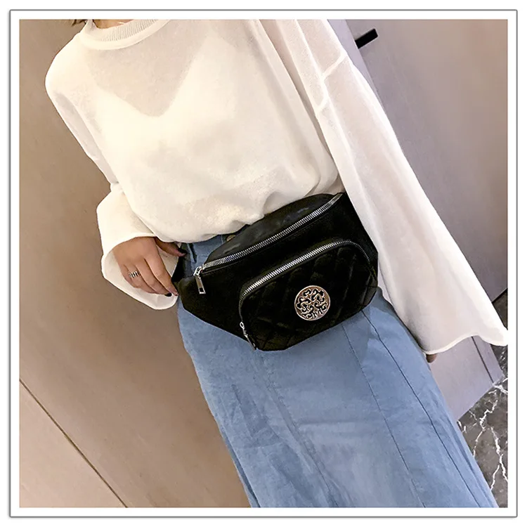 JIULIN Women new trendy Korean version broadband one shoulder bag fashion foreign gas rhomboid chest bag