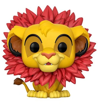 lion no box FUNKO POP Король Лев Simba Luau Nala Pumbaa MUFASA Luau Timon Мультфильм Аниме Фигурки игрушки коллекция кукол - Цвет: lion no box