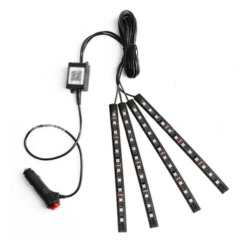 

Car Car Atmosphere Light Atmosphere App 12 Per Lamp RGB Light Strip Music
