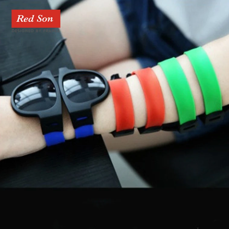 

Red Son UV400 Foldable Sunglasses Personality Polarizer Driving Sports Sunglasses