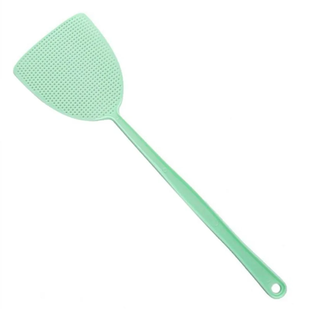 1 шт. противомоскитная жука Flyswatter пластиковый контроль вредителей отвержение насекомых инструмент для борьбы с вредителями комаров необходимый инструмент - Цвет: Green