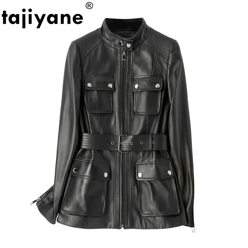 

Tajiyane Genuine Leather Jacket Women Female Clothes Sheepskin Coat 2021 Coats and Jackets Women Spring Autumn D9526Q01 WPY474
