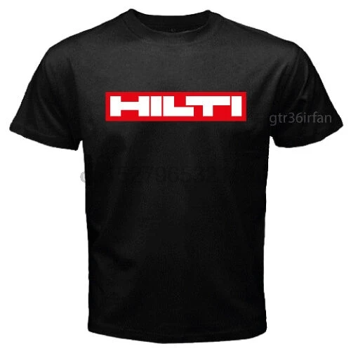 Новая Черная футболка с логотипом Hilti Tools |