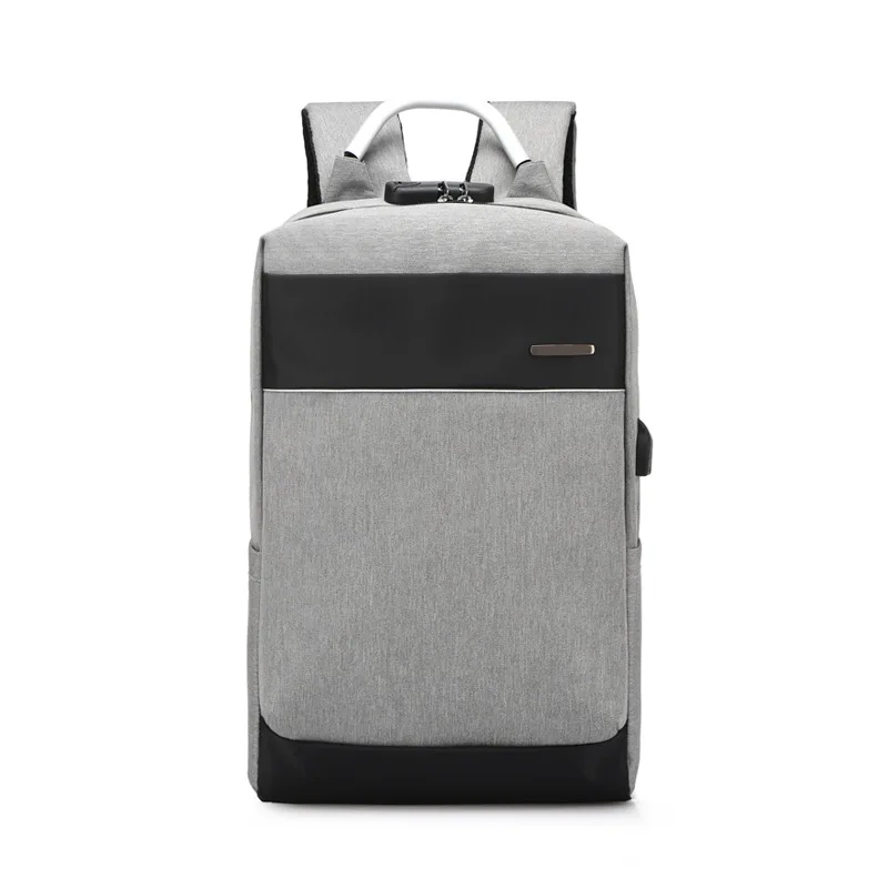 

2019 New Style Aluminum to Computer Backpack Men And Women Celebrity Style USB Rechargeable Waterproof Backpack
