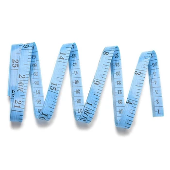 

60 Inch 1.5M Ruler Meter 2 Pcs Body Measuring Ruler Tailor Tape Measure Soft Flat Measuring Tape Wholesale