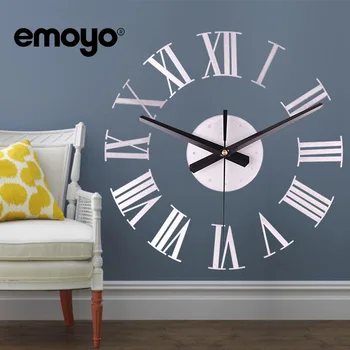 

3d Diy Acrylic Wall Clock Mechanism Living Room Wall Clocks Modern Design Silent Orologi Da Parete Moderni Home Decor BZ50WC