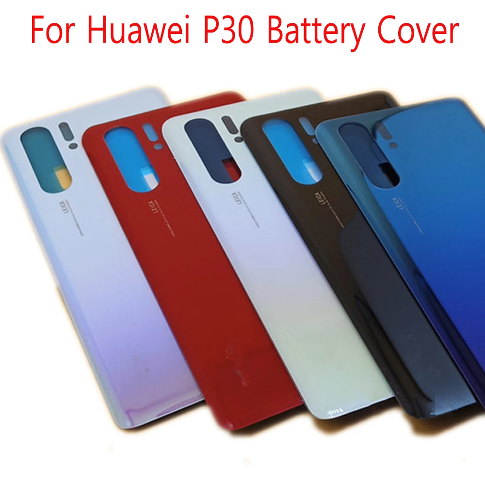 Крышка батарейного отсека для Huawei P30 чехол закаленное стекло запасная часть