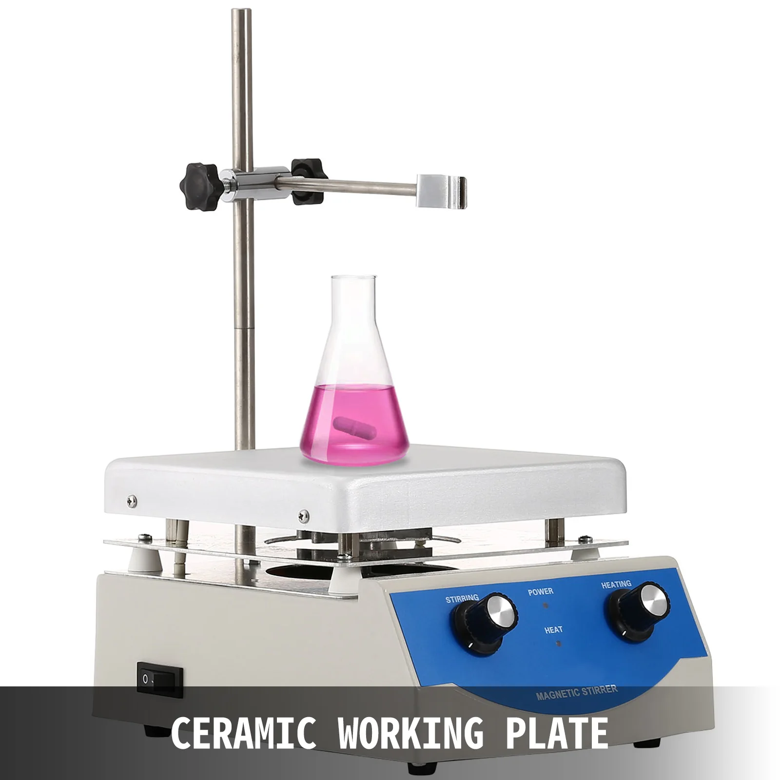 1000ML 3000ML Electric Magnetic Stirrer Hot Plate Vortex Mixer Shaker With Stir Bar Medical Bioloicgal Chemical Laboratory magnetic stirrer vortex mixer