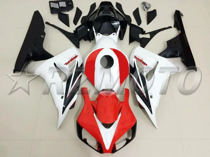 Топ литья под давлением ABS Полный комплект обтекателя Подходит для Honda CBR1000RR 06 07 2006 2007 1000RR Обтекатели Горячая красный черный