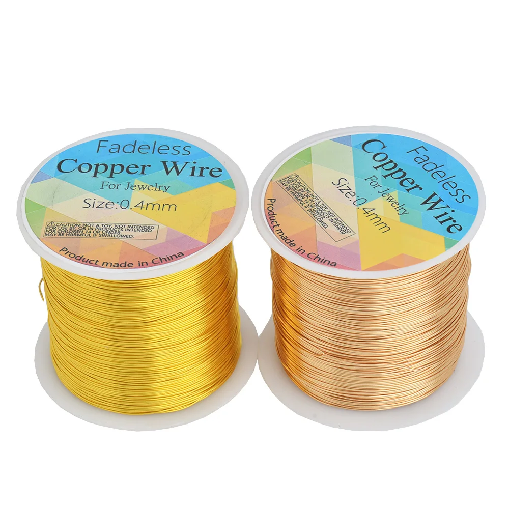 Tarnish-Resistant Copper Beading Wire for Jewelry Making and Crafting - Variety Pack