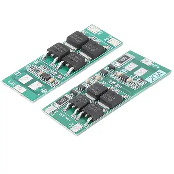 

Li-ion Lithium Battery Charger Module 2S 20A Protection Board PCB BMS 18650 Lipo Cell Module with Balancer For Drill Motor