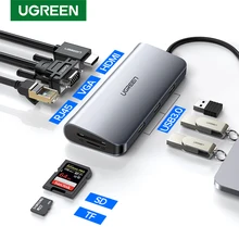 Ugreen Thunderbolt 3 Dock USB Type C to HDMI HUB Adapter for MacBook Samsung Dex Galaxy S10/S9 USB-C Converter Thunderbolt HDMI