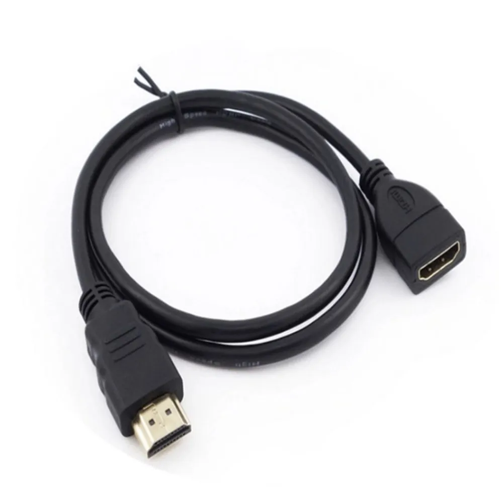 50 мм HDMI удлинитель 1080p кабель 3D Male к женскому для компьютера/HDTV/ноутбука/проектор