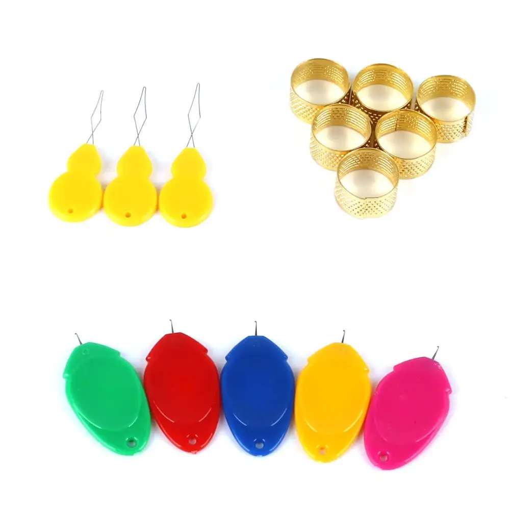 1/3/4/5/15Pcs Random Color  Automatic Needle Threader Thread Helpful Elderly Guide Easy Use Sewing Tool For Elderly Women 