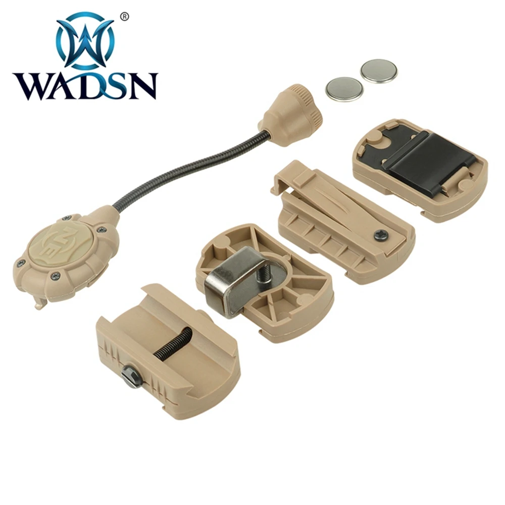 WADSN Princeton Tec MPLS 3 Тактический шлем светильник Военная охота страйкбол освещение светильник ing системы WNE05015 оружие светильник s