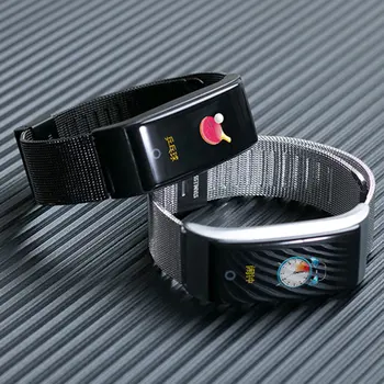 

Metal Smart Band Color Screen Wristband Heart Rate Monitor Men Women Fitness Watch Pedometer Smart Bracelet Hot