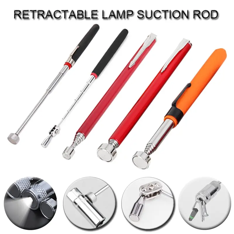 

Mini Portable Telescopic Magnetic Magnet Pen Handy Tool Capacity For Picking Up Nut Bolt Extendable Pickup Rod Stick