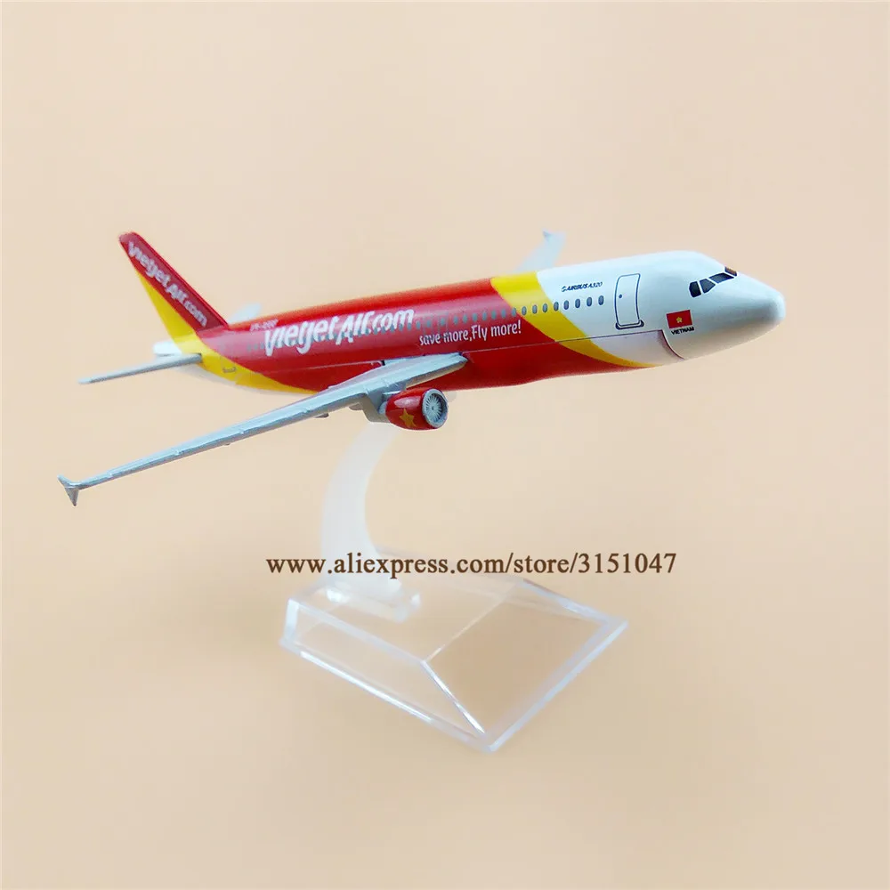 Air Vietnam Vietjet Airbus 320 A320 Airways модель самолета из сплава металла литья под давлением