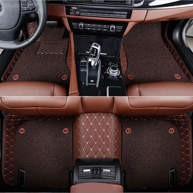Custom Car Floor Mats Foot Mat for Citroen DS DS3 DS4 DS5 DS6 DS7 DS4S DS5LS Non-slip Car Accessories Auto Carpet Cover