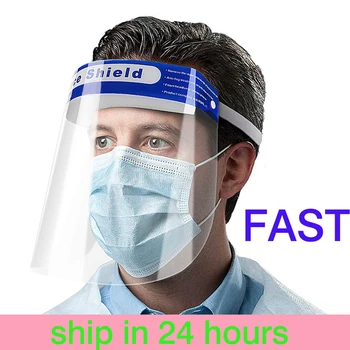 

3/5 pcs full face shield spong plastic cover Protective Mask safety mask for anti droplet dust oil anti coughing sneeze spread