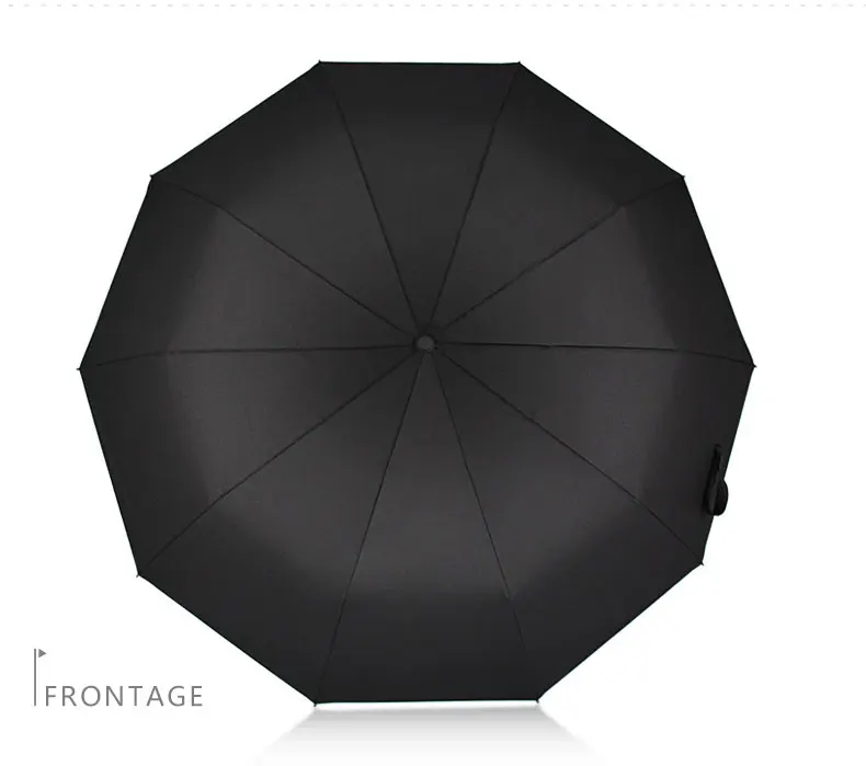 Шестиугольная ручка 125 см автоматический большой зонт от дождя для женщин 3 раза ветростойкий большой зонт для мужчин Путешествия бизнес автомобиля Зонты