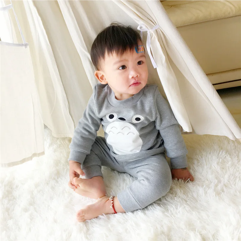 Г. Зимний стиль, Chen Mom, Бархатный спортивный костюм детское термобелье с рисунком коричневого медведя комплект из двух предметов с высокой талией и поясом