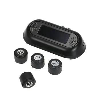 

5pcs Car Solar Tire Pressure Monitoring System TPMS Wireless Universal Installed on Windowshield TPMS