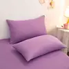 Bonenjoy 1pc Purple Bed Sheet Queen Size funda nordica cama 135 Fitted Sheet King Sheet on Elastic 180x200(without pillowcase 2