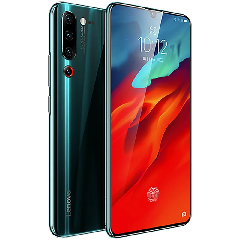 Мобильный телефон lenovo Z6 Pro, 6,39 дюймов, 6 ГБ ОЗУ, 128 Гб ПЗУ, Восьмиядерный процессор Snapdragon 855, задняя камера 48 МП, четырехъядерный смартфон