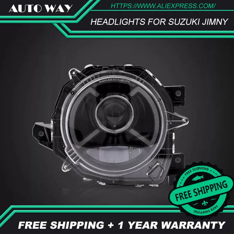 Автомобильный Стайлинг чехол для Suzuki Jimny головной светильник Suzuki Jimny светодиодные фары головного света бар DRL Q5 bi xenon объектив h7 xenon