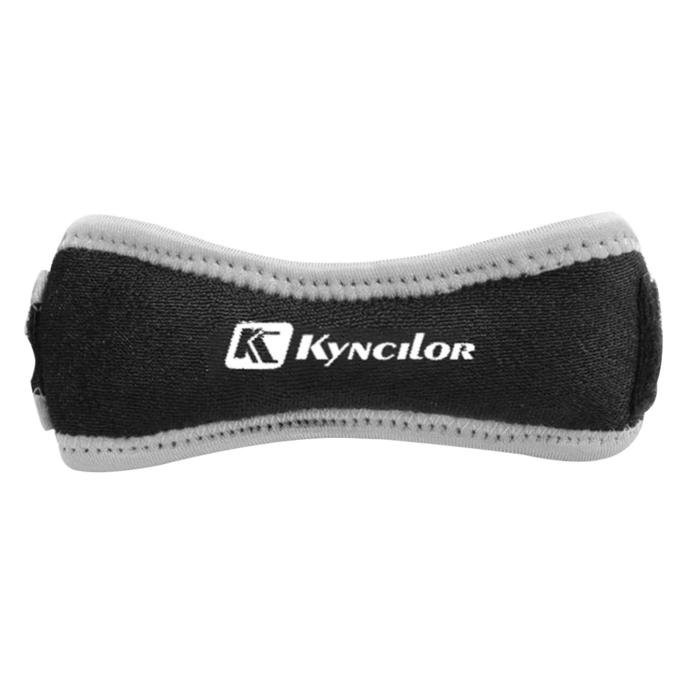Tendon спортивный противоударный баскетбольный регулируемый ремешок поддержка Быстросохнущий коленный фиксатор открытый неопреновый наколенник защита от боли - Цвет: Grey