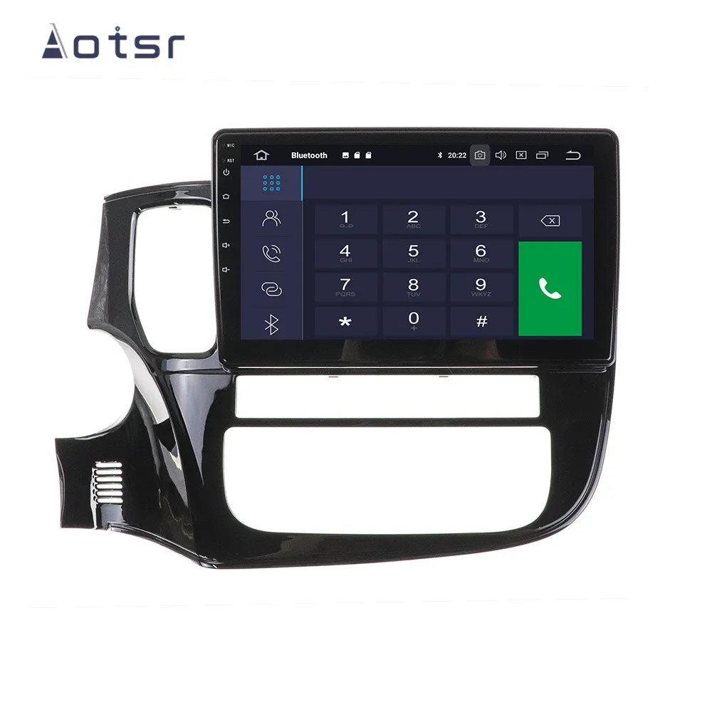 AOTSR 10,1 дюймов Android 10,0 gps навигатор автомобильный стерео плеер для mitsubiish Outlander2014- мультимедийный плеер DSP CarPlay