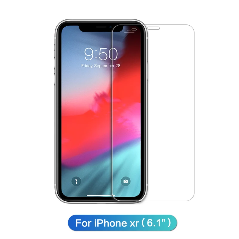 For iphone XR SmartDevil Алмазный протектор экрана для iphone 11 pro max HD закаленное стекло для iphone X Xs Max Xr 6 S 7 8 plus защита экрана - Цвет: For iphone XR