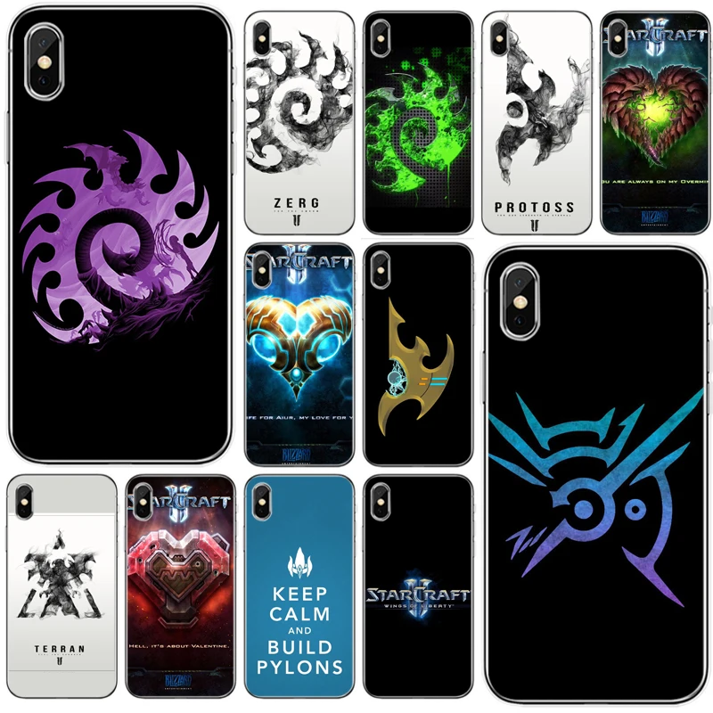 Тонкий чехол starcraft 2 zerg с художественным рисунком Мягкий Силиконовый ТПУ для