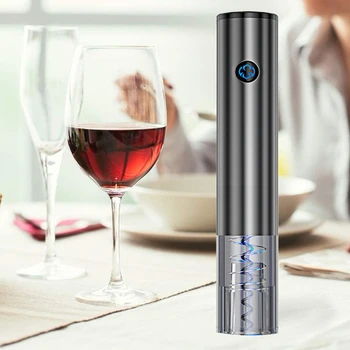 

USB Charging Automatic Wine Opener One Touch Button Electric Bottle Opener Automatic Bottle Opener for Home Party Bar Tool