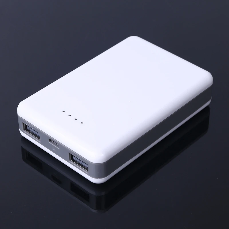 Adaptador de cargador con doble salida USB sin batería 18650, caja de Kit de Banco de energía artesanal - Imagen 2