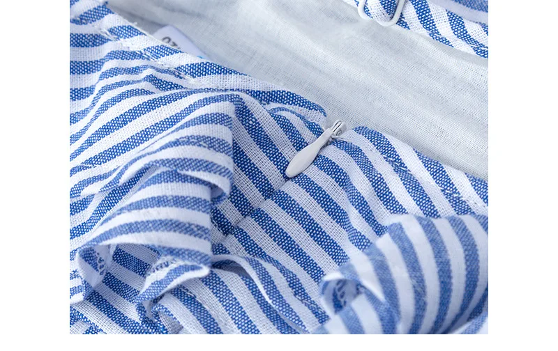 Летняя одежда для девочек; топ; Onesie; широкие ; модная детская одежда в полоску; одежда для отдыха в Корейском стиле из двух предметов