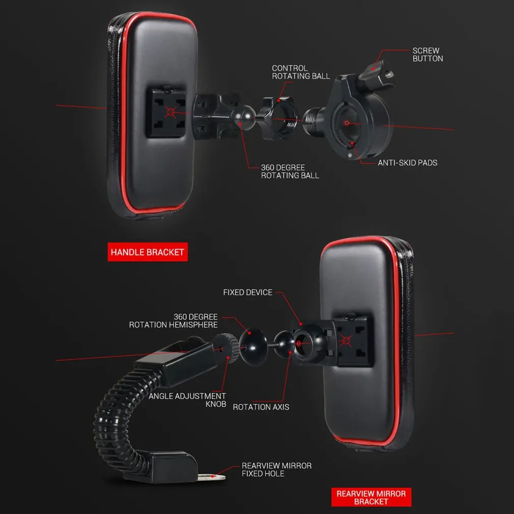 Herobiker Mobiele Houder стенд для телефона водонепроницаемый чехол HBAG1001-XL Основные аксессуары