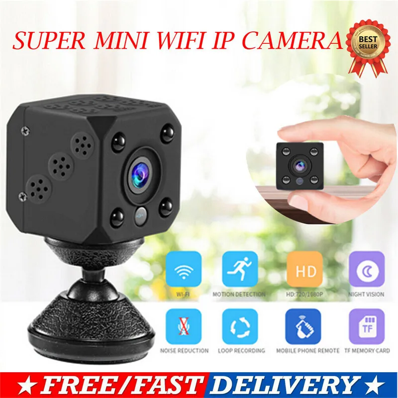 

Full HD 1080P Cube Mini Wireless IP Camera TF Card Home Security Infrared Camera Night Vision Mobile Phone Remote