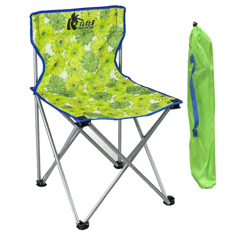 

Outdoor folding chair portable backrest folding chair camping beach chair art sketching chair fishing chair strong and durable